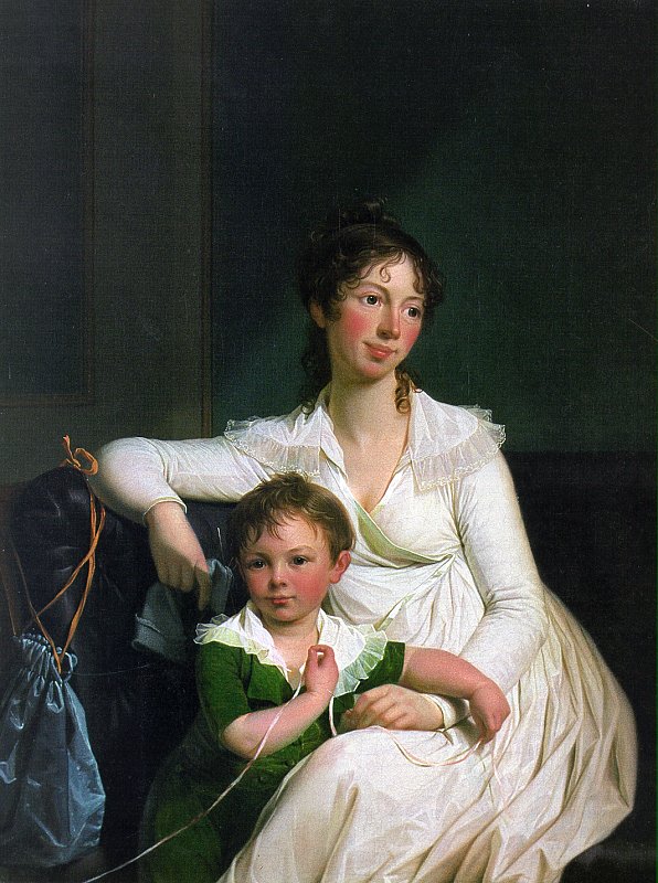 Jens Juel Portrait of a Noblewoman with her Son